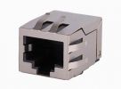 Разъем LAN, L-KLS12-TL388-1X1-G/Y-03, RJ45,1 порт, со светодиодом,1000BASE